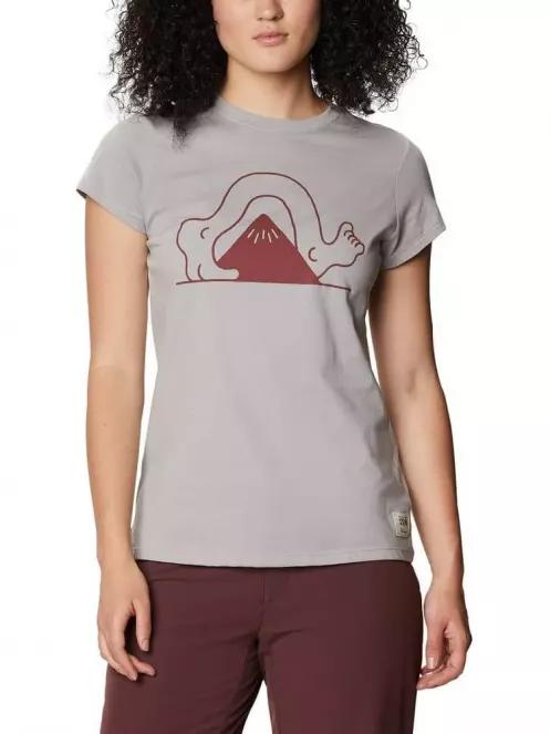 Mountain Hardwear Mountain Legs Short Sleeve Tee női rövid ujjú póló szürke színben 2