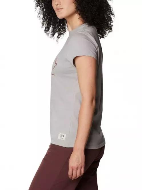 Mountain Hardwear Mountain Legs Short Sleeve Tee női rövid ujjú póló szürke színben 3