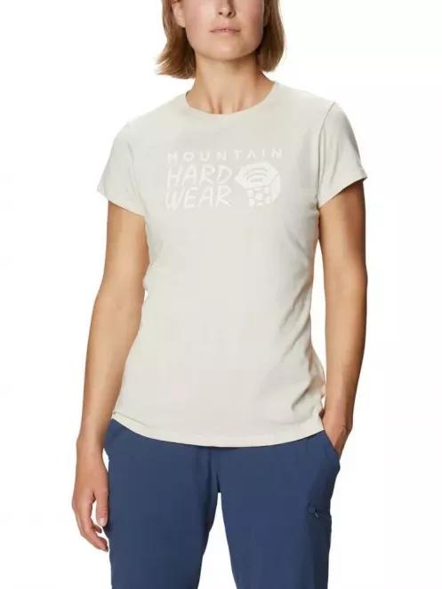 Mountain Hardwear MHW Logo Short Sleeve Tee női rövid ujjú póló homok színben 2