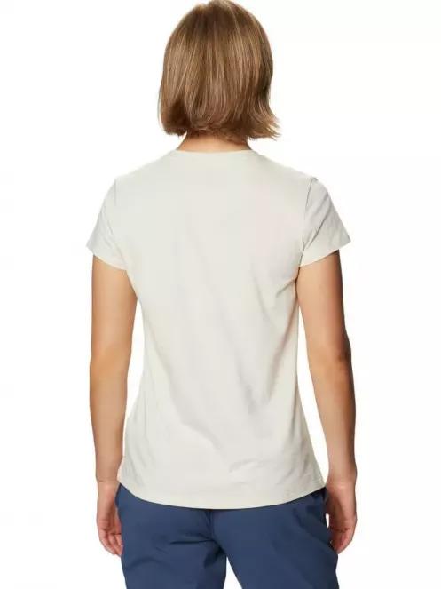 Mountain Hardwear MHW Logo Short Sleeve Tee női rövid ujjú póló homok színben 3