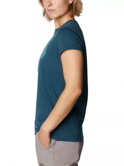 Mountain Hardwear MHW Logo Short Sleeve Tee női rövid ujjú póló zöld színben 3