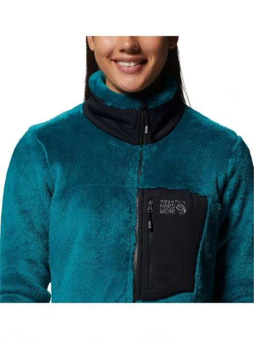 Mountain Hardwear Polartec High Loft Jacket női polár pulóver zöld színben 6