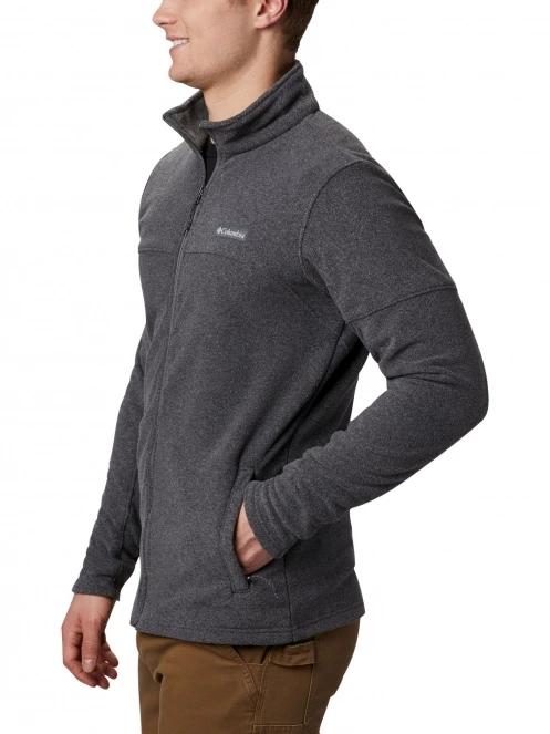 Columbia Basin Trail III Full Zip férfi polár pulóver szürke színben 3
