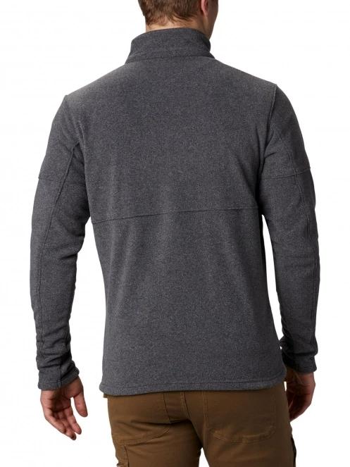 Columbia Basin Trail III Full Zip férfi polár pulóver szürke színben 4