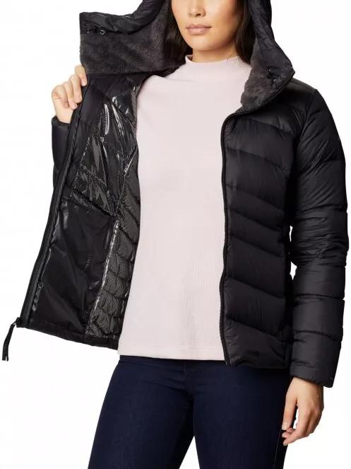 Columbia Autumn Park Down Hooded Jacket női pehelykabát fekete színben 5