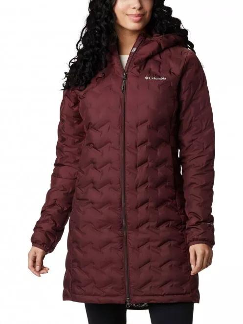 Columbia Delta Ridge Long Down Jacket női pehelykabát lila színben 2