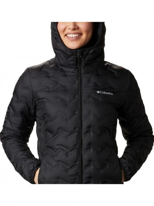 Columbia Delta Ridge Long Down Jacket női pehelykabát fekete színben 6