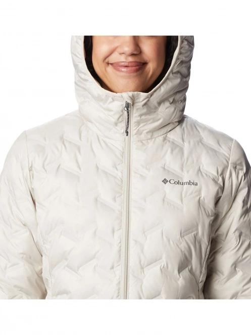 Columbia Delta Ridge Long Down Jacket női pehelykabát homok színben 7