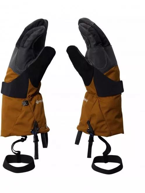 Mountain Hardwear High Exposure Gore-Tex Split Mitt férfi síkesztyű barna színben 3