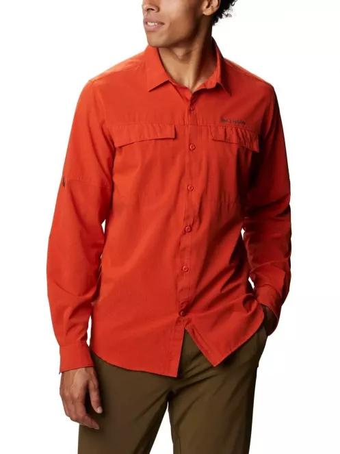 Columbia Atlas Explorer Long Sleeve Shirt férfi túraing narancssárga színben 2