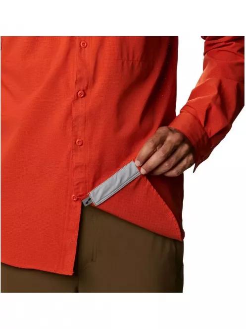 Columbia Atlas Explorer Long Sleeve Shirt férfi túraing narancssárga színben 6