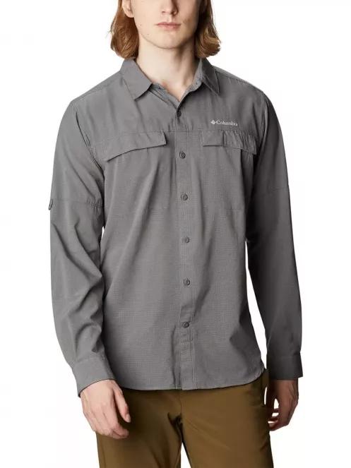 Columbia Atlas Explorer Long Sleeve Shirt férfi túraing szürke színben 2