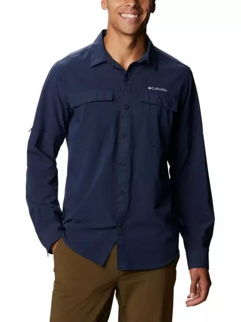 Columbia Atlas Explorer Long Sleeve Shirt férfi túraing kék színben 2
