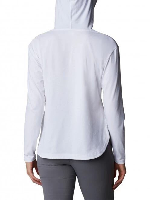 Columbia Sun Trek Hooded Pullover női kapucnis pulóver fehér színben 4