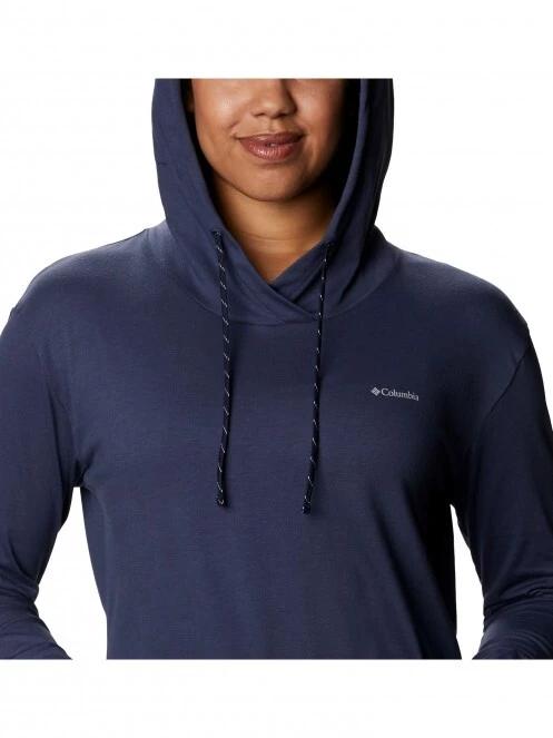 Columbia Sun Trek Hooded Pullover női kapucnis pulóver kék színben 5