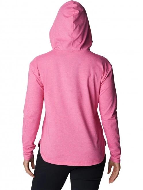 Columbia Sun Trek Hooded Pullover női kapucnis pulóver magenta színben 4