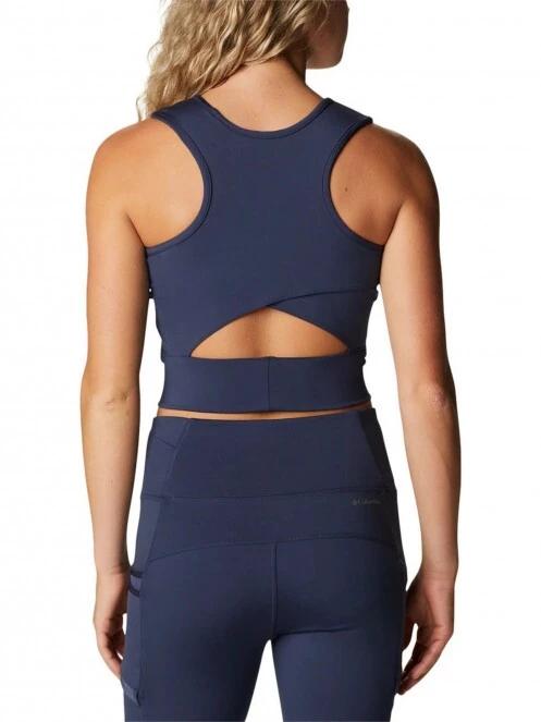 Columbia Windgates II Cropped Tank női sportmelltartó sötétkék színben 4