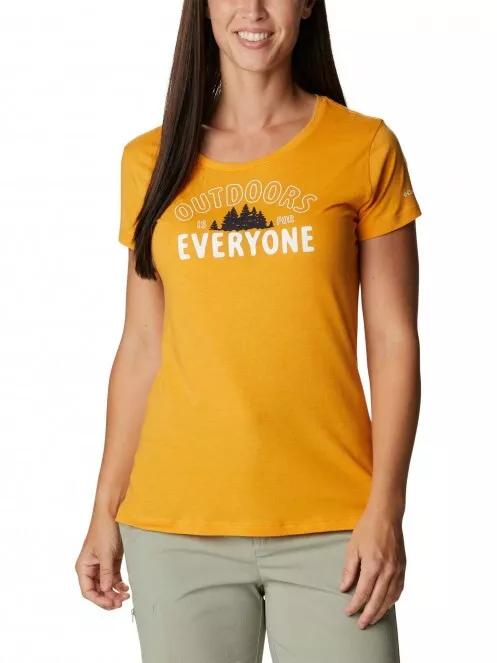 Columbia Daisy Days SS Graphic Tee női rövid ujjú póló narancssárga színben 2