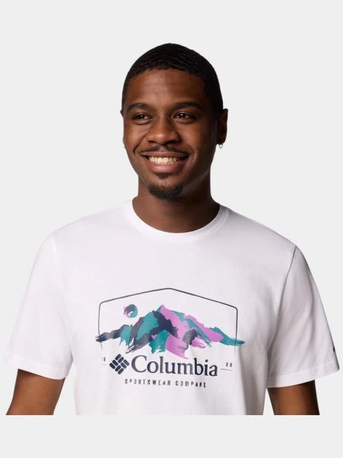 Columbia Path Lake Graphic Tee II férfi rövid ujjú póló fehér színben 6