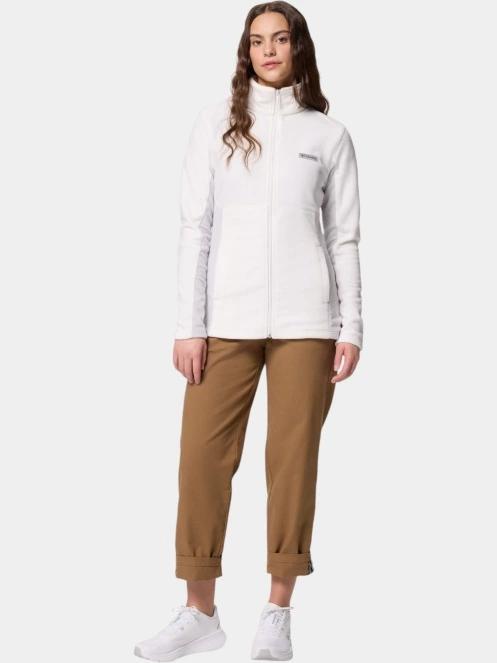 Columbia Basin Trail III Full Zip női polár pulóver fehér színben 5