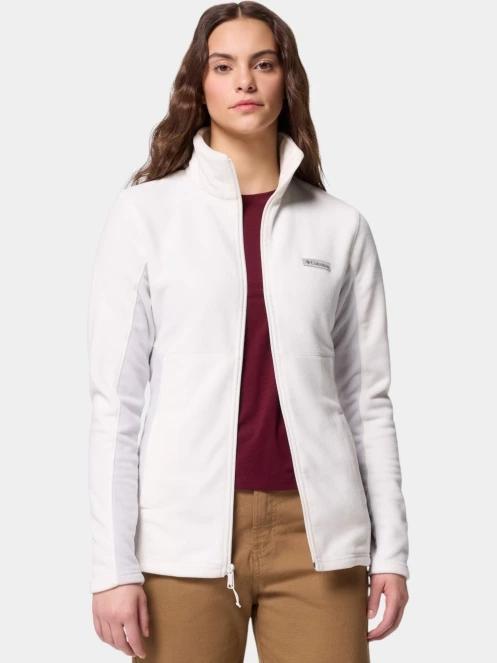 Columbia Basin Trail III Full Zip női polár pulóver fehér színben 6