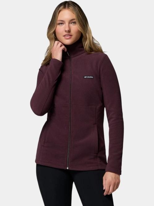 Columbia Basin Trail III Full Zip női polár pulóver bordó színben 2