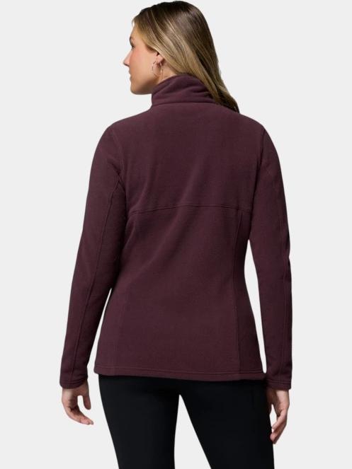 Columbia Basin Trail III Full Zip női polár pulóver bordó színben 4