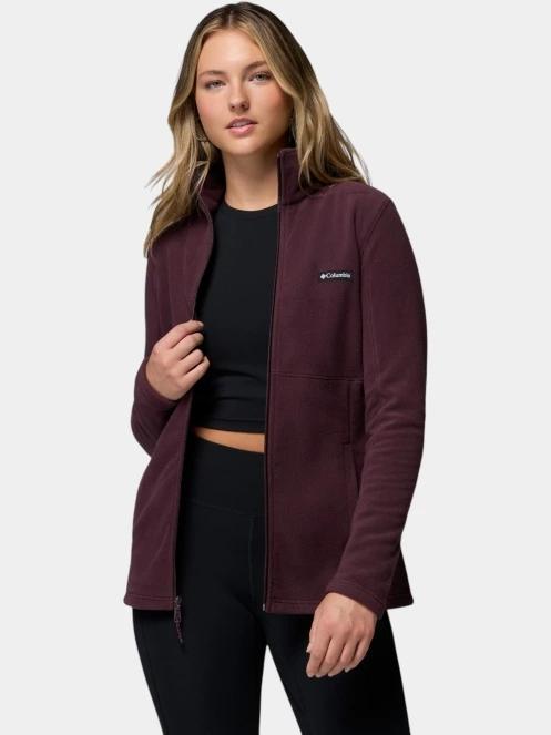 Columbia Basin Trail III Full Zip női polár pulóver bordó színben 6