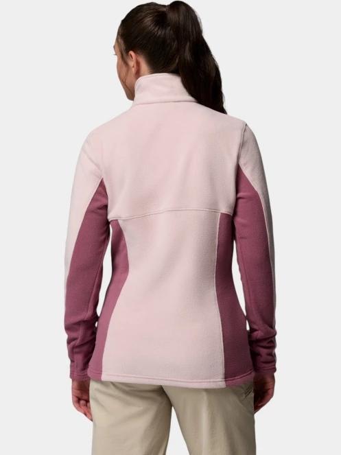 Columbia Basin Trail III Full Zip női polár pulóver rózsaszín színben 4