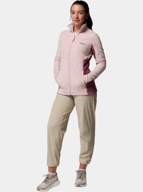Columbia Basin Trail III Full Zip női polár pulóver rózsaszín színben 5