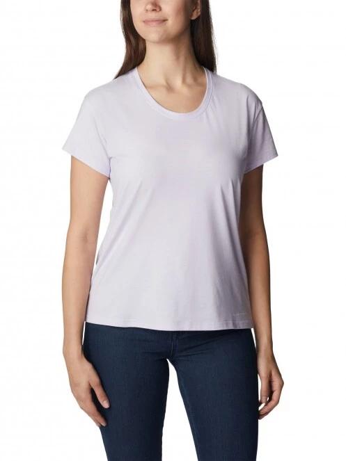 Columbia Sun Trek SS Tee női rövid ujjú póló lila színben 2