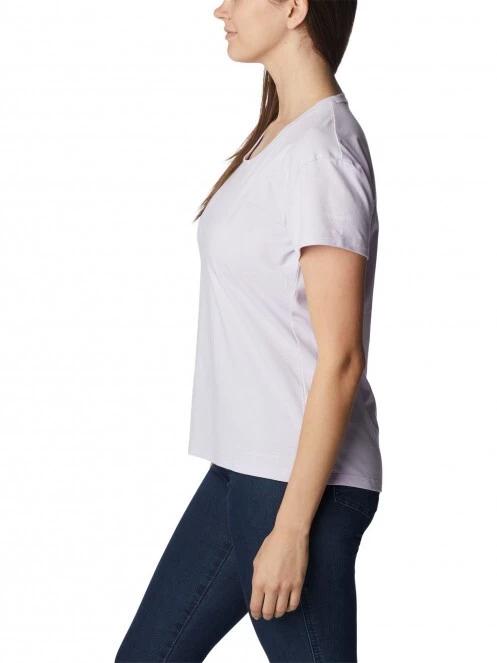 Columbia Sun Trek SS Tee női rövid ujjú póló lila színben 3