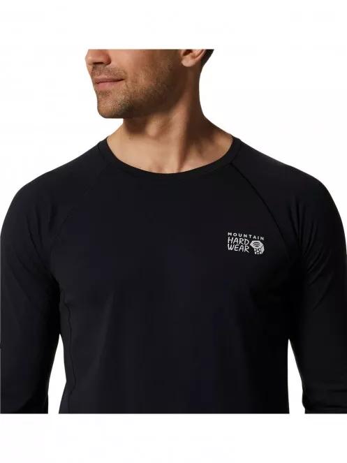 Mountain Hardwear Mountain Stretch Long Sleeve férfi hosszú ujjú sport póló fekete színben 5