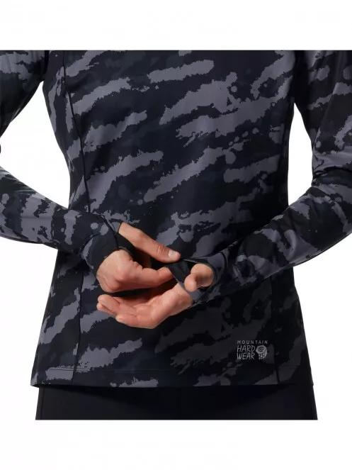 Mountain Hardwear Mountain Stretch Long Sleeve Crew női hosszú ujjú sport póló fekete színben 6