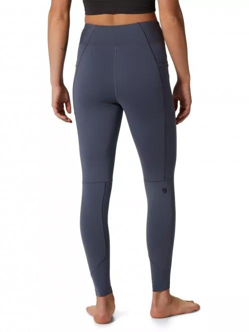 Mountain Hardwear Mountain Stretch Tight női aláöltöző nadrág kék színben 3