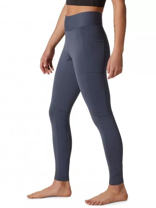 Mountain Hardwear Mountain Stretch Tight női aláöltöző nadrág kék színben 4