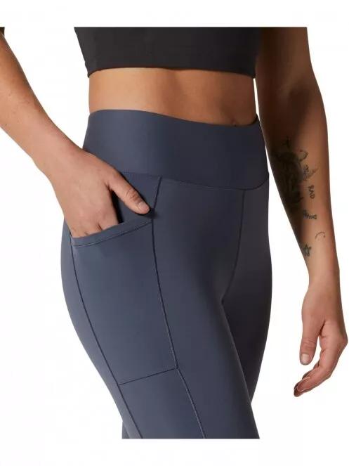 Mountain Hardwear Mountain Stretch Tight női aláöltöző nadrág kék színben 6