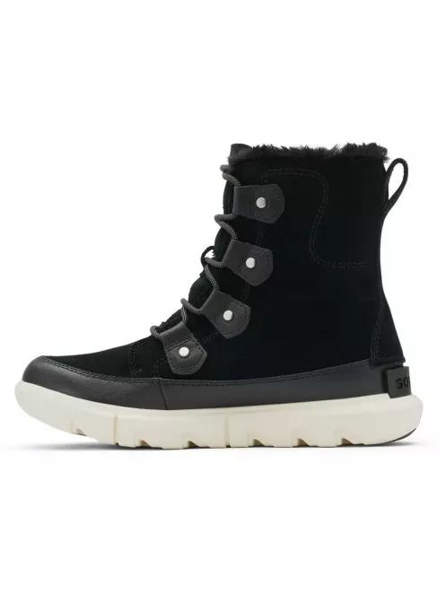 Sorel Sorel Explorer II Joan Faux Fur női hótaposó fekete színben 4