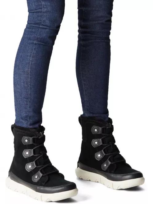 Sorel Sorel Explorer II Joan Faux Fur női hótaposó fekete színben 8
