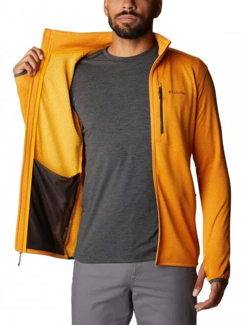 Columbia Park View Fleece Full Zip férfi polár pulóver narancssárga színben 5
