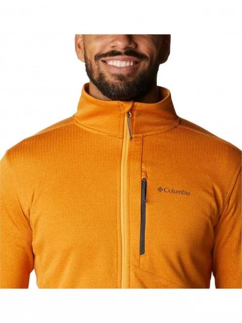 Columbia Park View Fleece Full Zip férfi polár pulóver narancssárga színben 6
