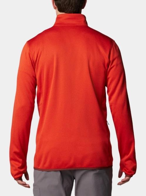 Columbia Park VIew Fleece Full Zip férfi polár pulóver piros színben 4