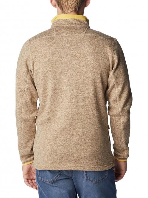 Columbia Sweater Weather Full Zip férfi polár pulóver homok színben 4