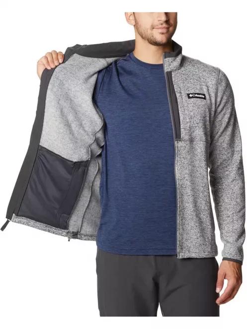 Columbia Sweater Weather Full Zip férfi polár pulóver szürke színben 5