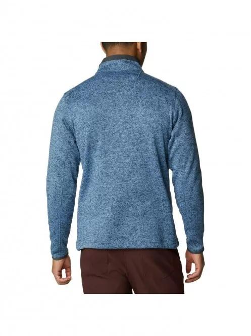 Columbia Sweater Weather Half Zip férfi polár pulóver kék színben 3