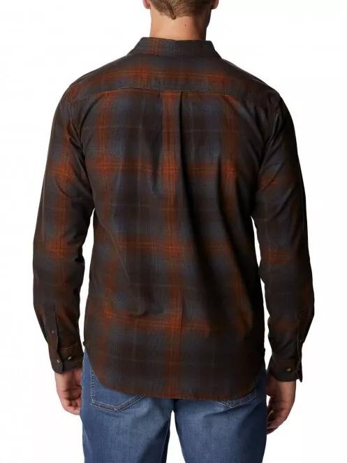 Columbia Flare Gun Utility Long Sleeve Shirt férfi hosszú ujjú ing barna színben 3