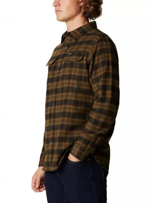 Columbia Flare Gun Utility Long Sleeve Shirt férfi hosszú ujjú ing zöld színben 4