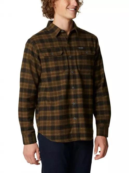 Columbia Flare Gun Utility Long Sleeve Shirt férfi hosszú ujjú ing zöld színben 5