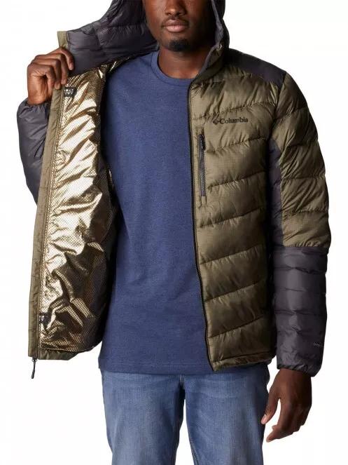 Columbia Labyrinth Loop Hooded Jacket férfi télikabát zöld színben 5