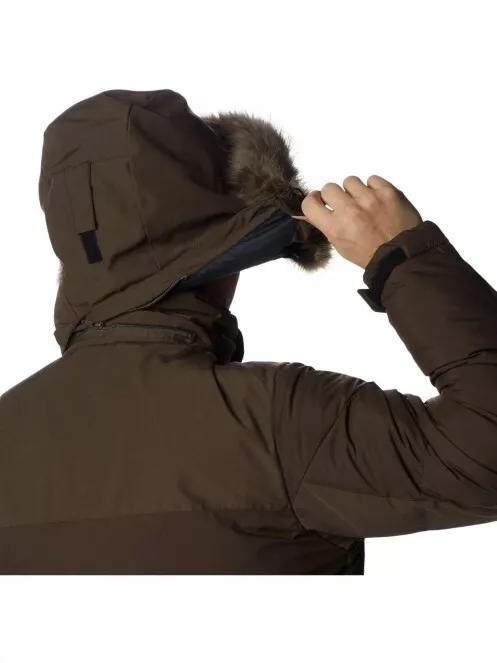 Columbia Marquam Peak Fusion Parka férfi télikabát barna színben 7